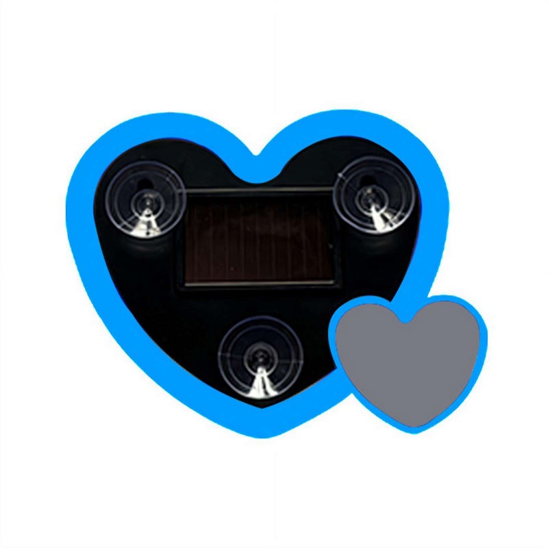 Car Interior Atmosphere Lights,Love Heart Shape Neon LED Window Light with 5 Light Modes,USB-C & Solar Charging, Vibrant Window Decoration Gift for Her/Him,Car Accessories Interior - Image 1